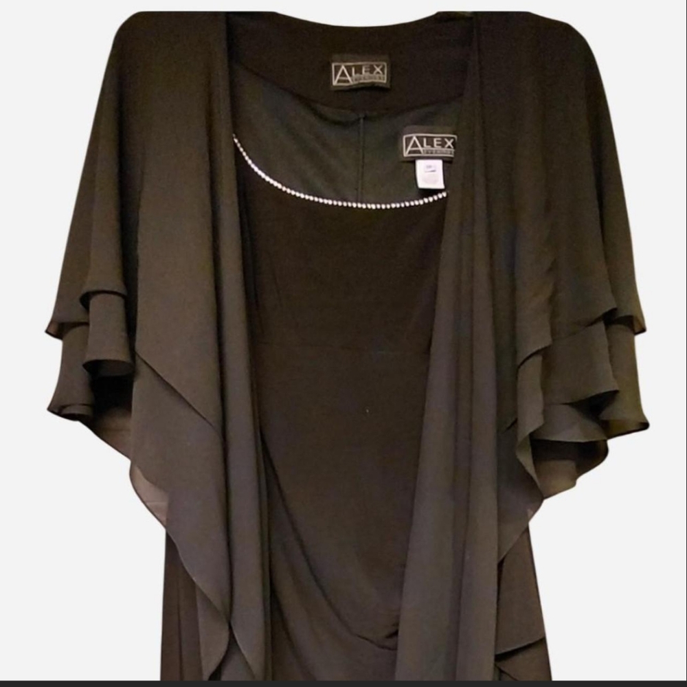 Alex Evenings Black Dress